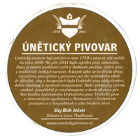Únětické pivo 12° - 2011 front